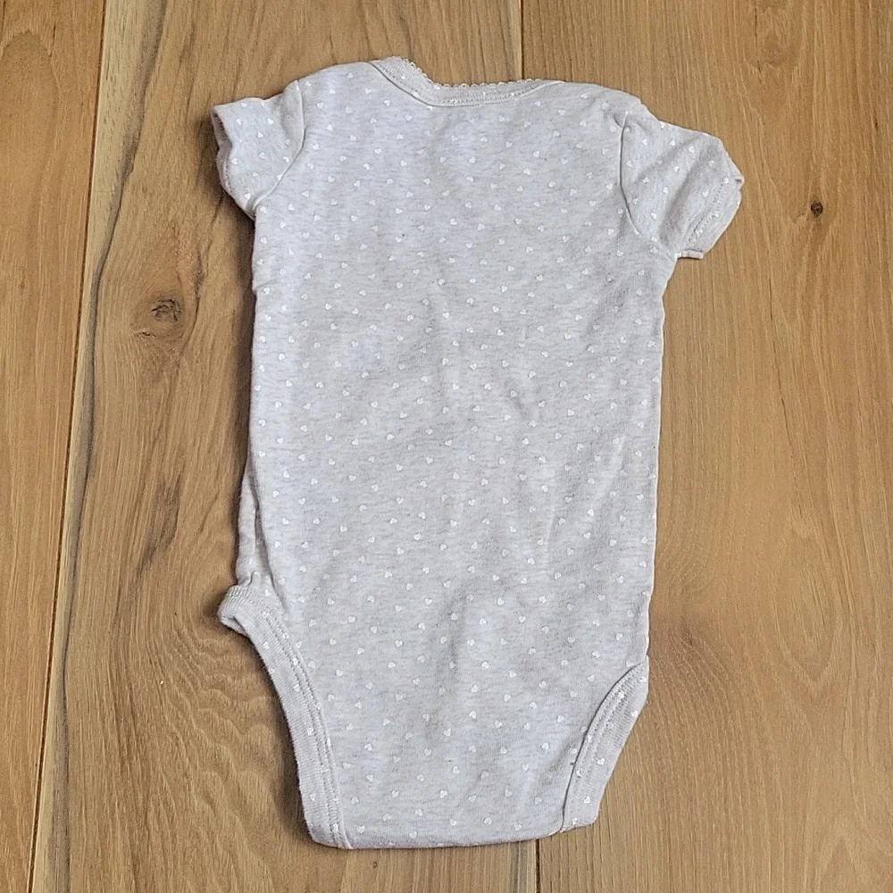 *3/$15* Carter's 3M Baby Girl Short Sleeve Bodysuits 4pcs